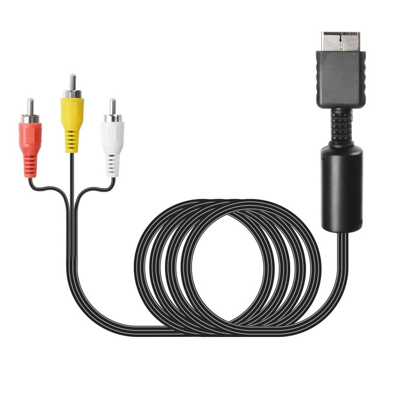 TENINYU Audio Video RCA Cable - Game Console Composite Accessories Connection AV Cable for PS1 PS2 PS3, 6FT - Image 5